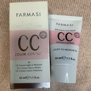 Farmasi CC Color Control Cream Pink & White Packaging